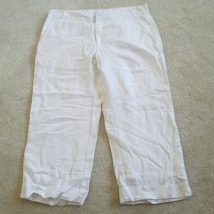 Old Navy Capri pants. 100% linen